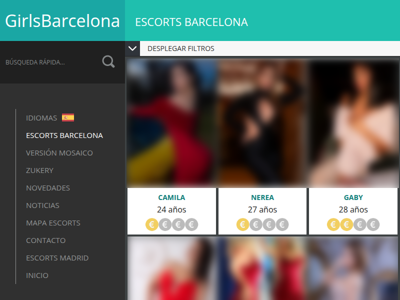 Escorts Barcelona Katalog