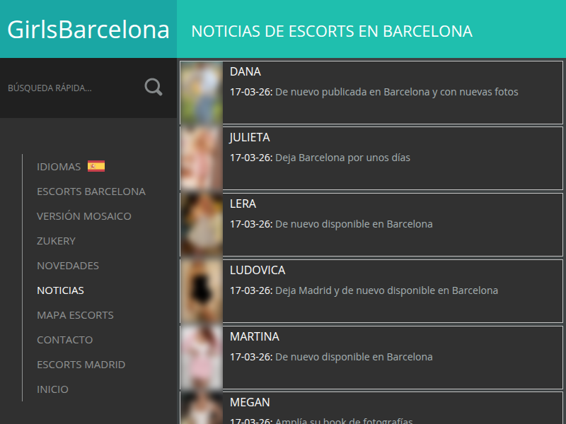 Nachrichten Escorts Barcelona